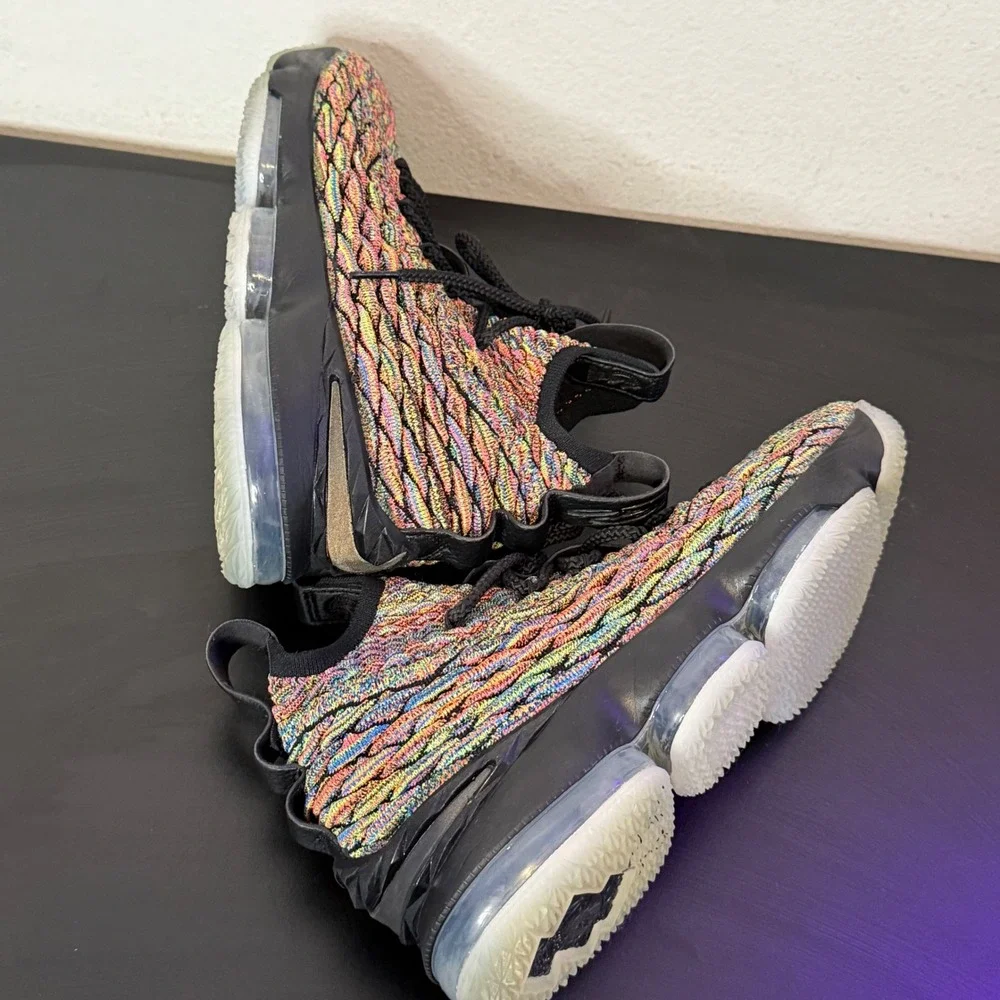 Nike LeBron 15 Four Horsemen Basketball Shoes Knit 897648-901‎ Mens 8.5